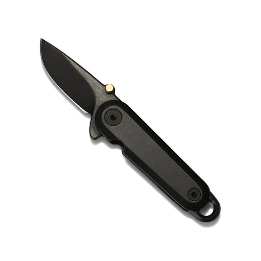 Craighill Lark Knife, Black/Brass