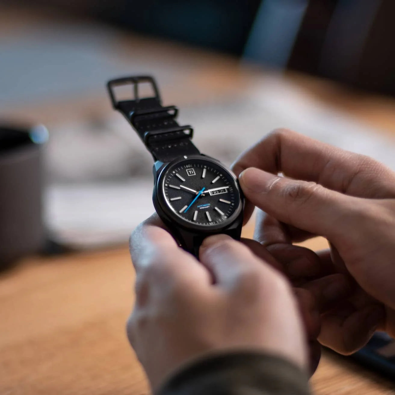 Big i Design Ti Field Watch Automatic, Black