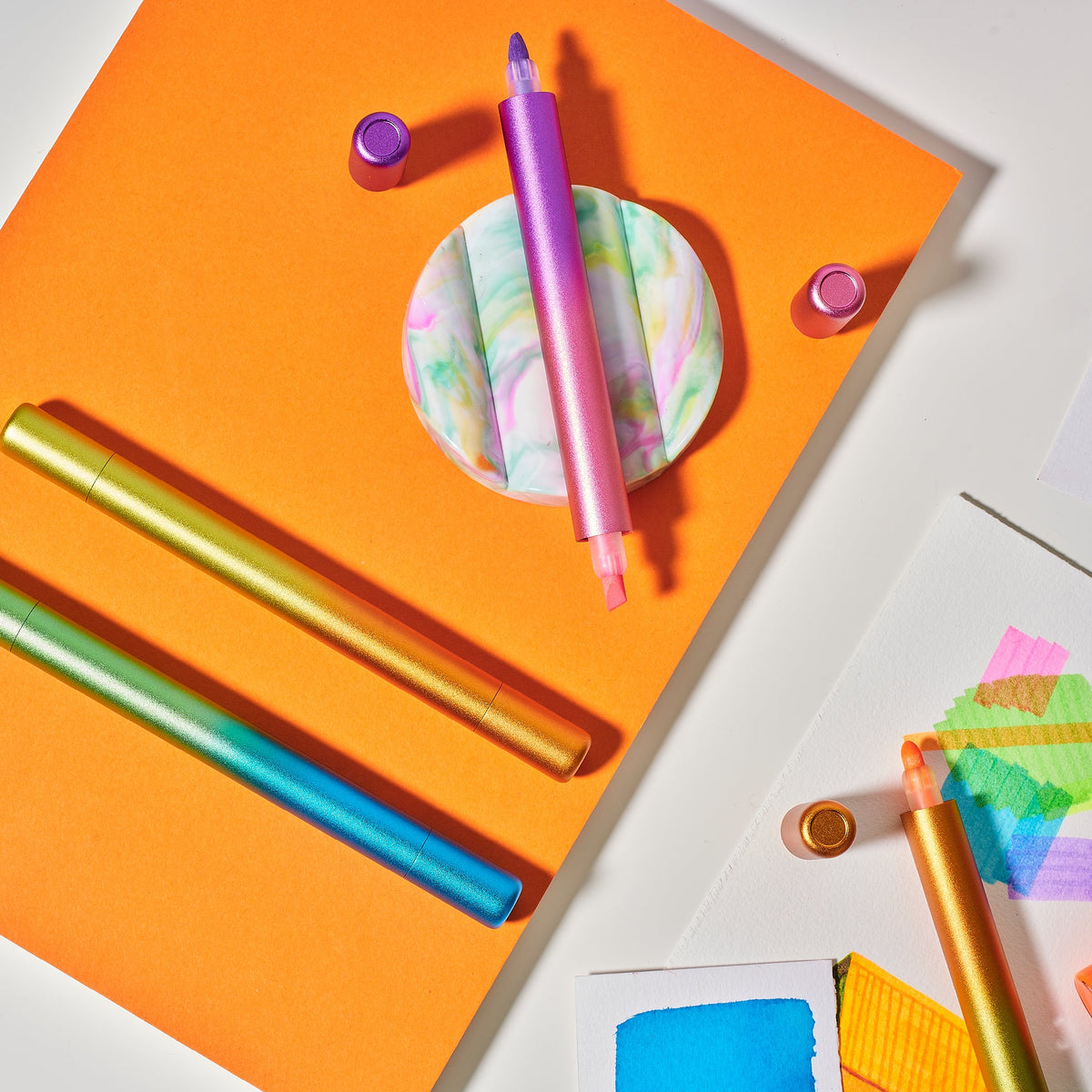 Tom’s Studio Ori Highlighter-penner og blekk brukt til markering og tegning