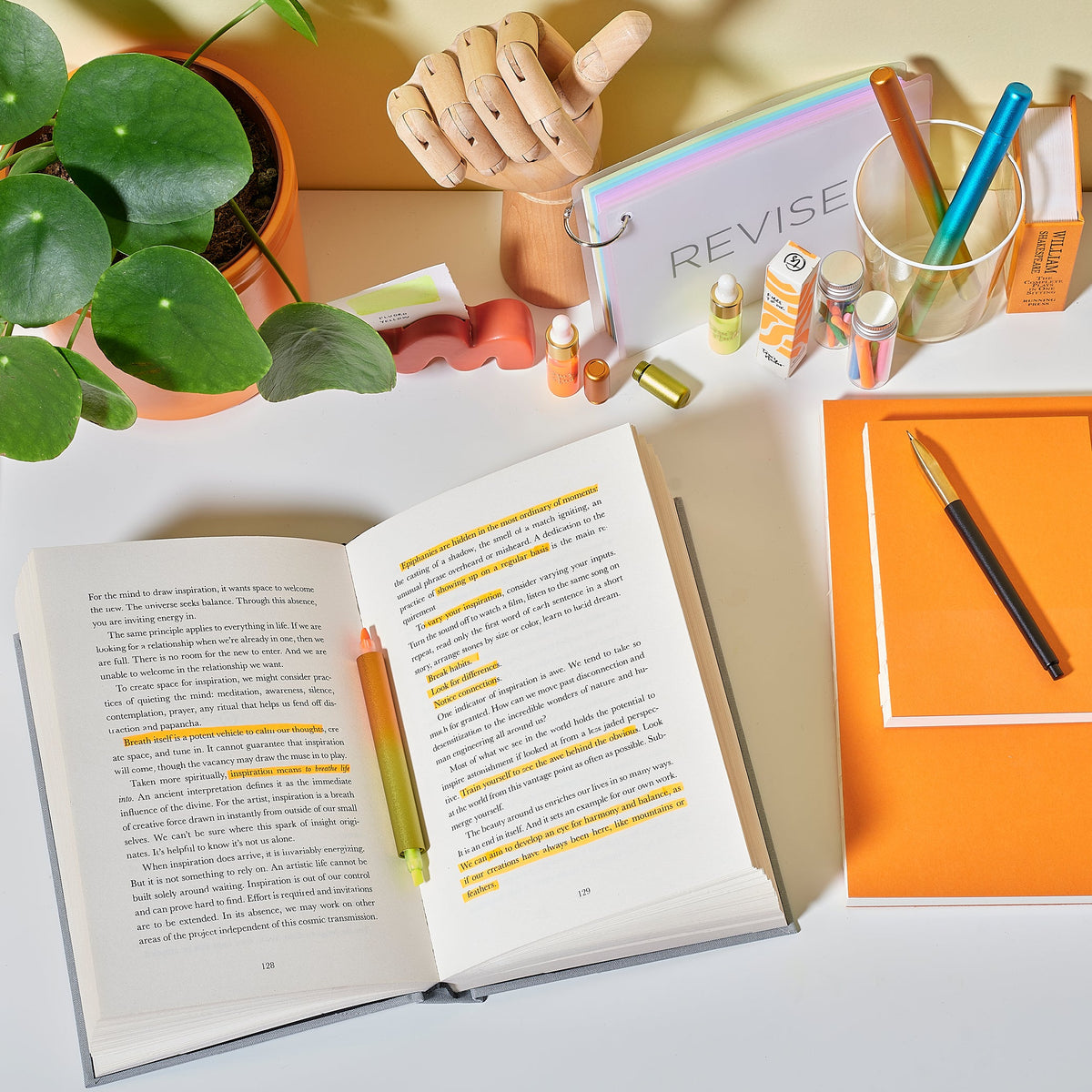 Tom’s Studio Ori Highlighter-penner og blekk brukt til markering og tegning