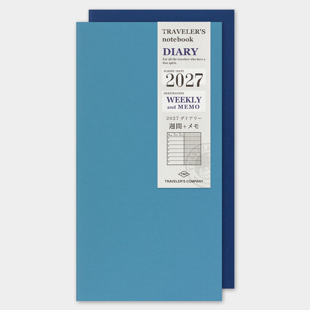 Traveler's Company 2027 Weekly + Memo (Regular Size), emballasje
