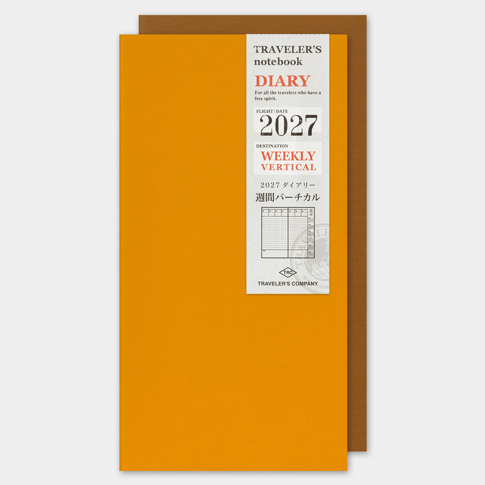 Traveler's Company 2027 Weekly Vertical (Regular Size), emballasje