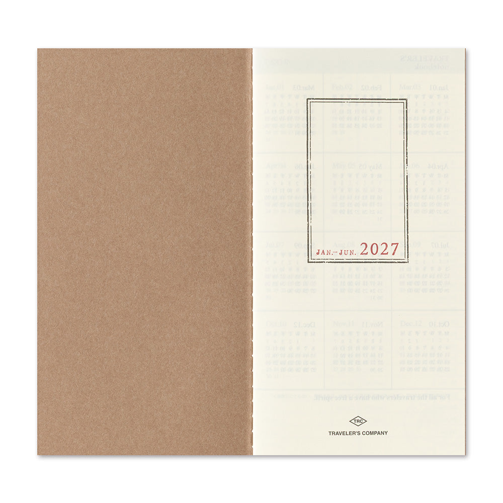 Traveler's Company 2027 Weekly Vertical (Regular Size), detalj og bruk