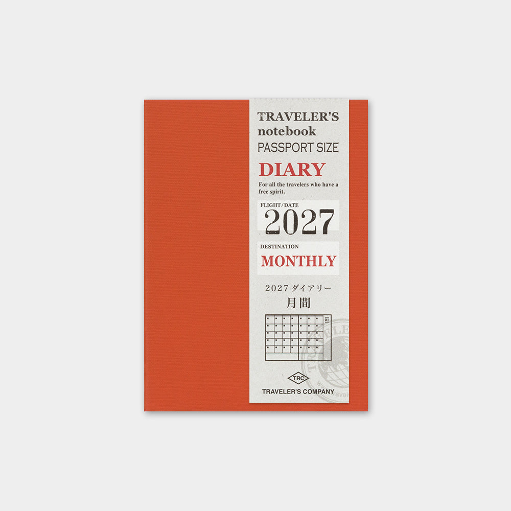 Traveler's Company 2027 Monthly (Passport Size), emballasje