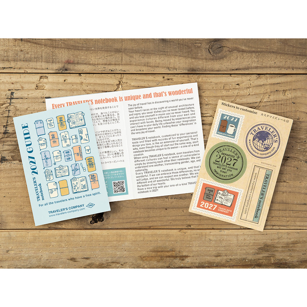 Traveler's Company 2027 Monthly (Passport Size), detalj og bruk