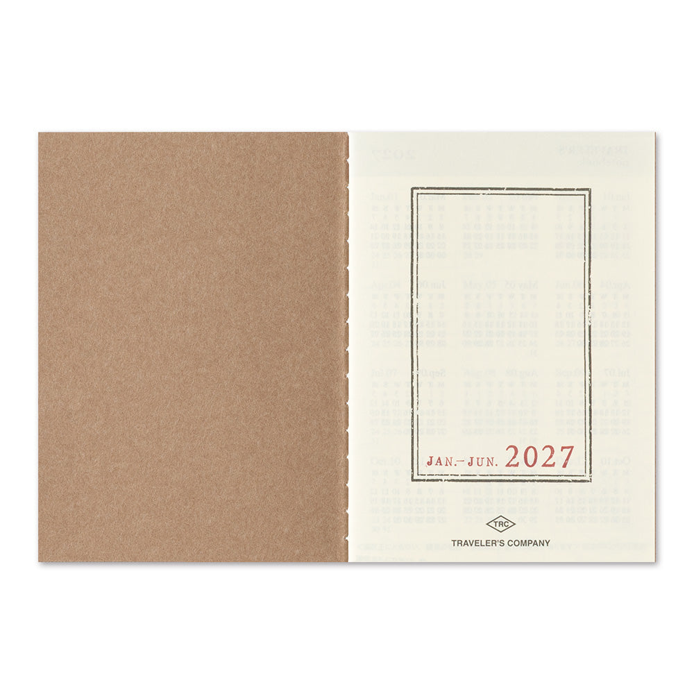 Traveler's Company 2027 Weekly (Passport Size), detalj og bruk