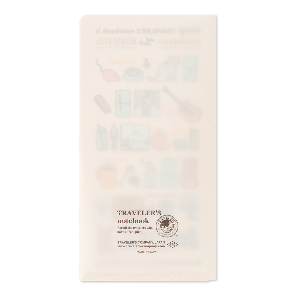 Traveler's Company Clear Folder 2027 (Regular Size), detalj og bruk