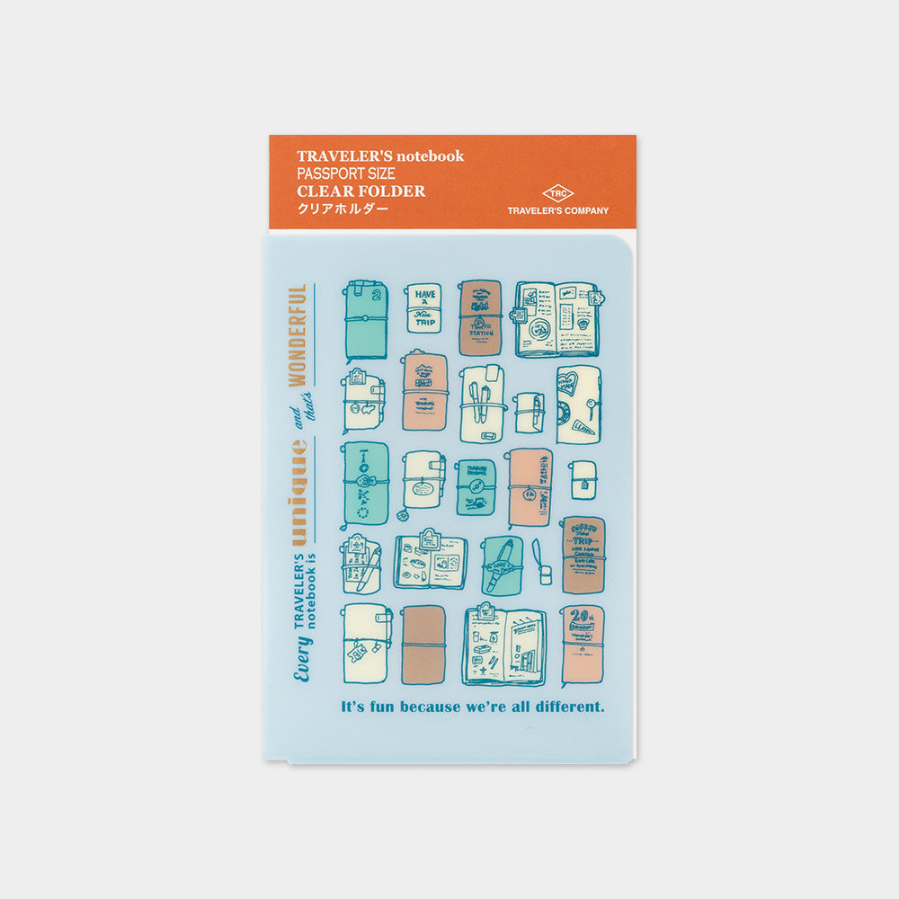 Traveler's Company Clear Folder 2027 (Passport Size), emballasje
