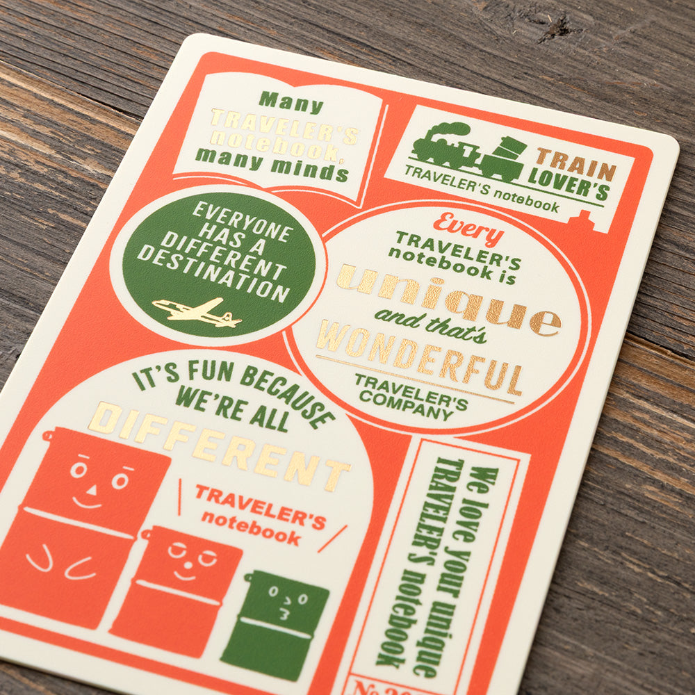 Traveler's Company Plastic Sheet 2027 (Passport Size), detalj og bruk