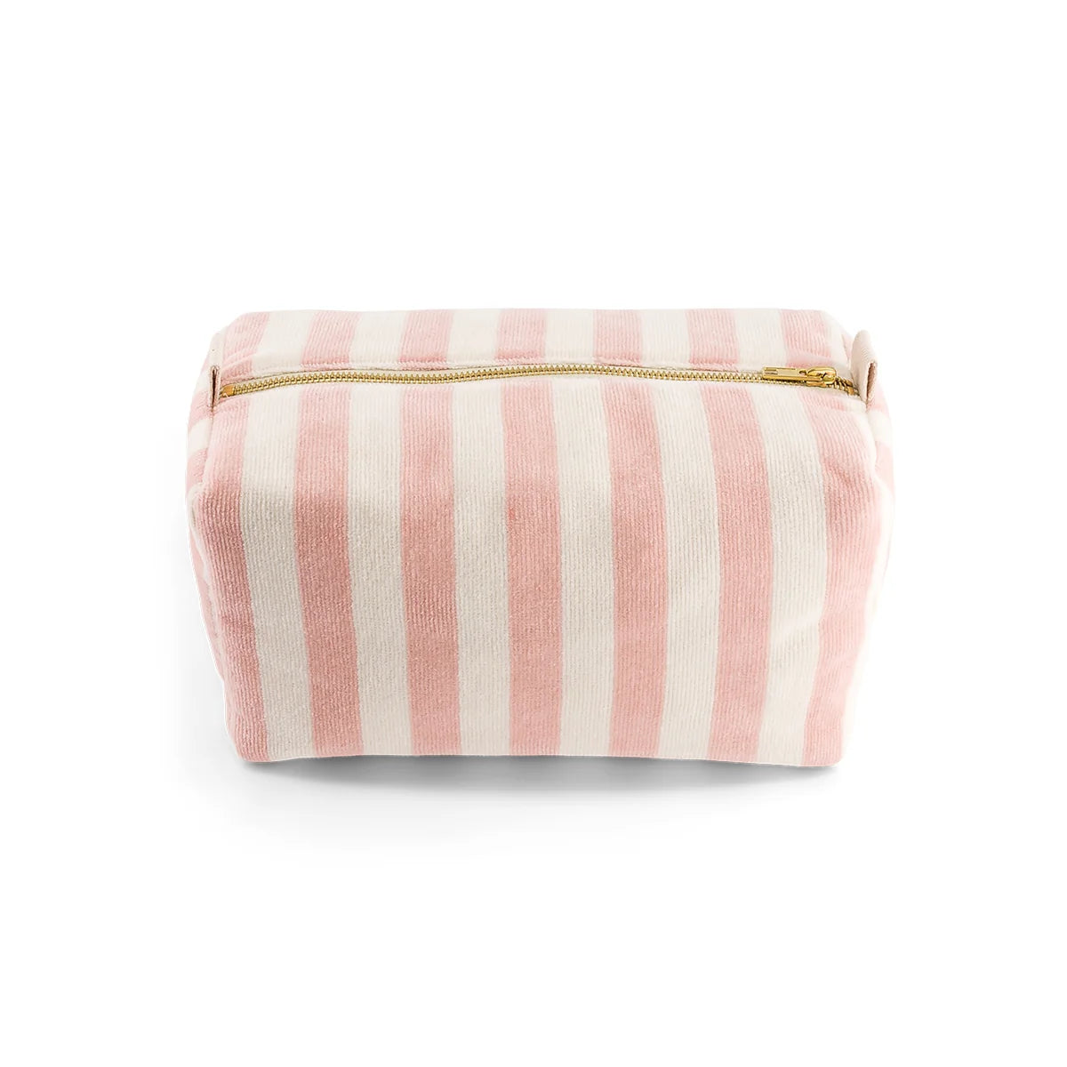 Rose in April Vic Wash Bag Stripes terry, Light pink
