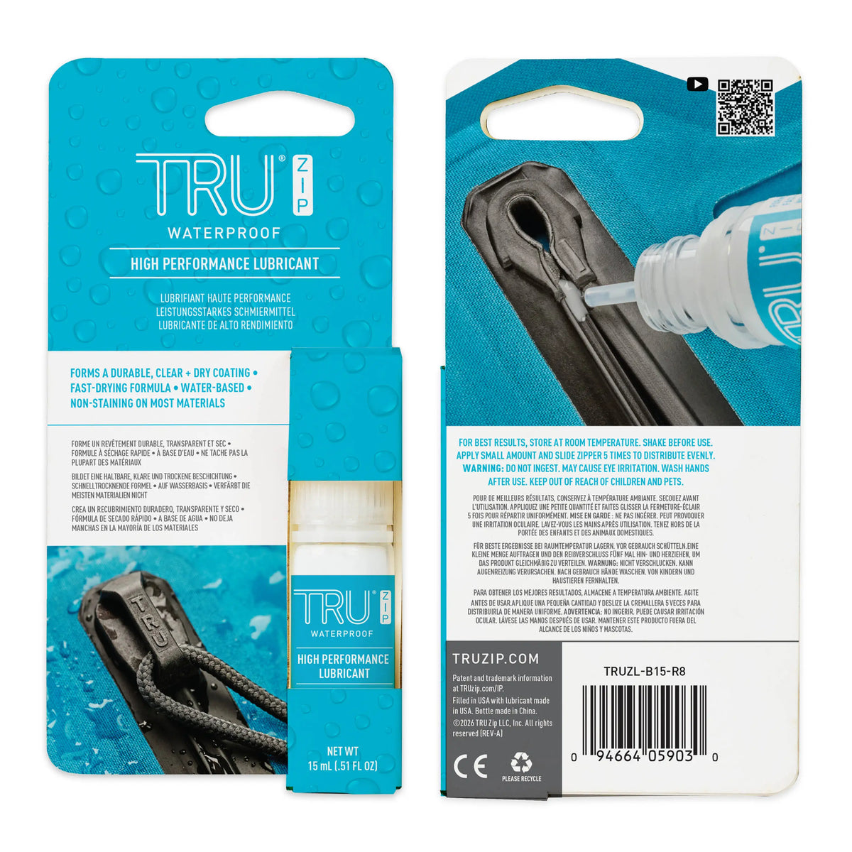 Nite Ize TRU® Zip High Performance Lubricant, Bottle 15mL