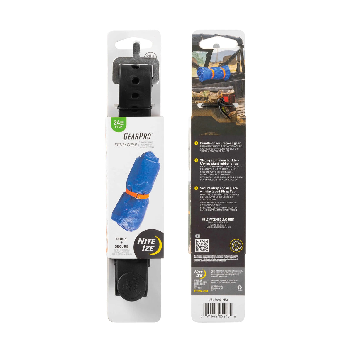 Nite Ize GearPro® Utility Strap Black, 24 in