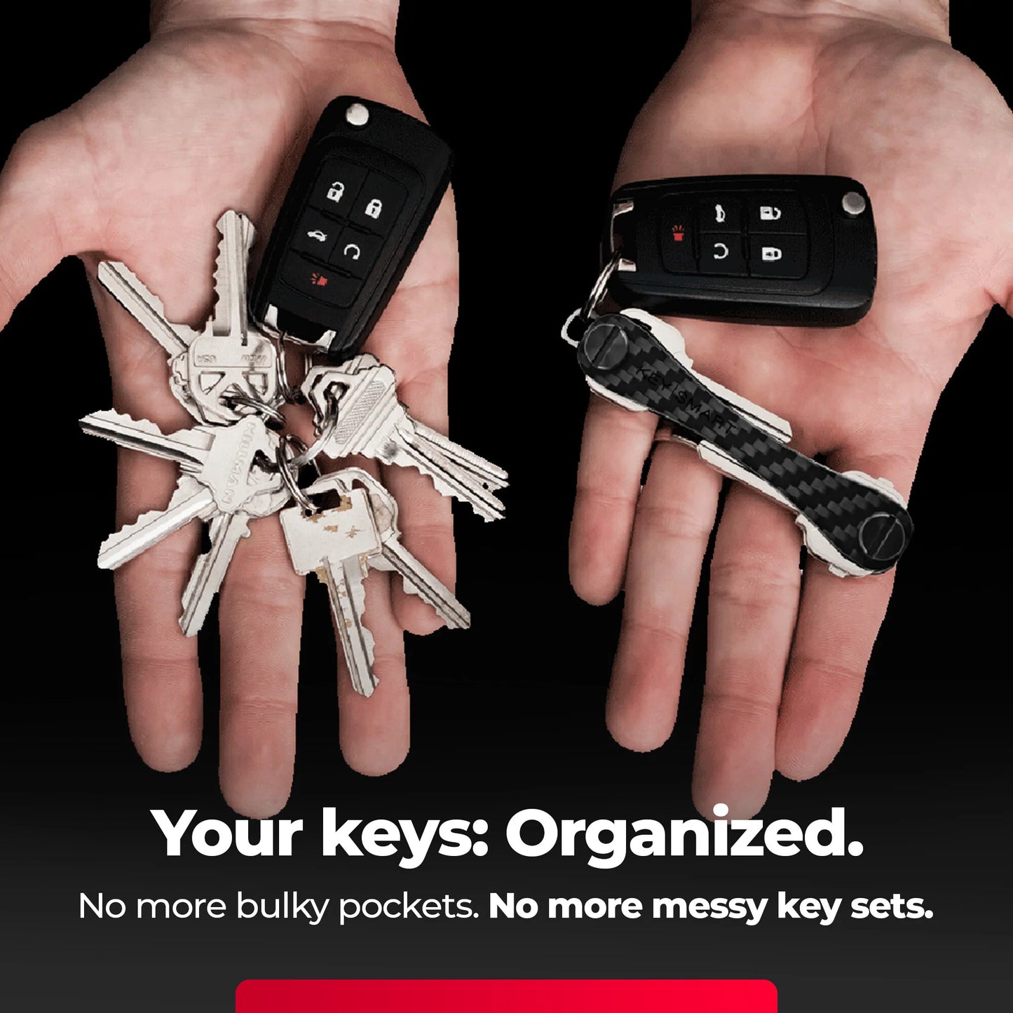 KeySmart® Carbon Fiber 3k