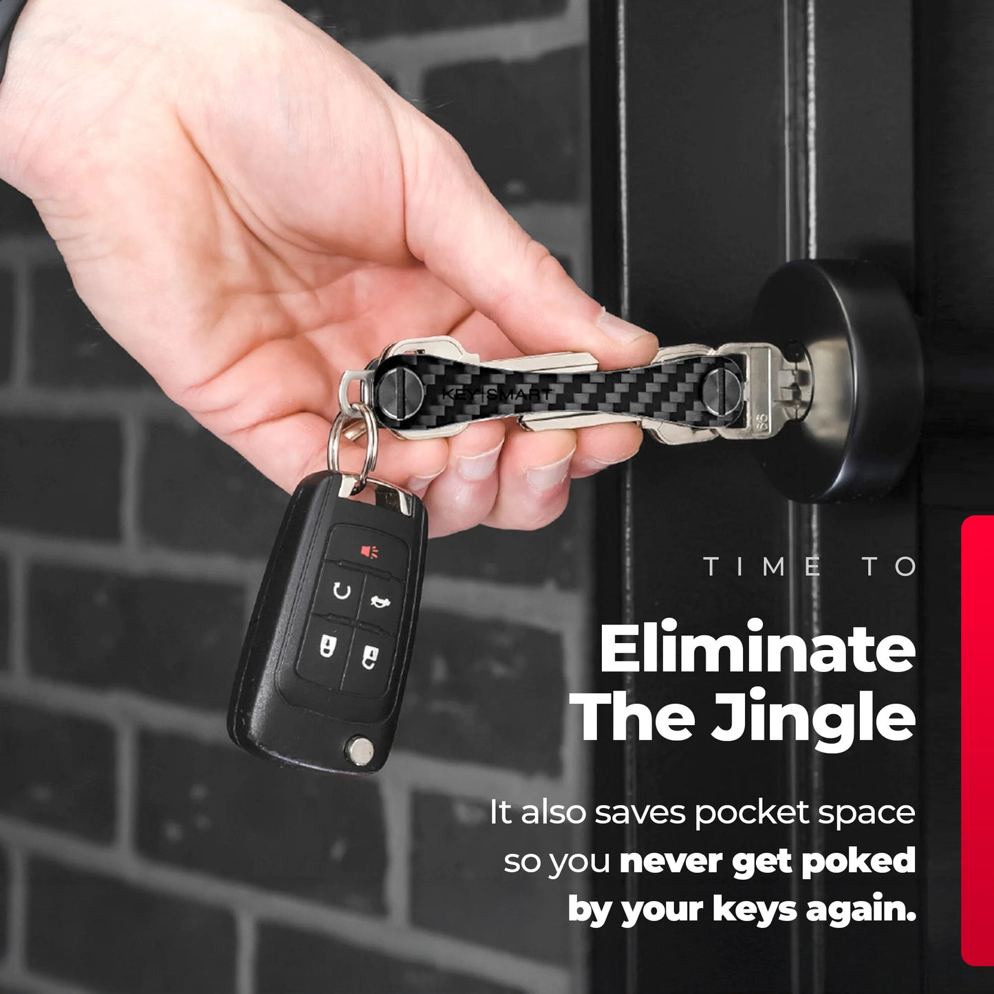 KeySmart® Carbon Fiber 3k