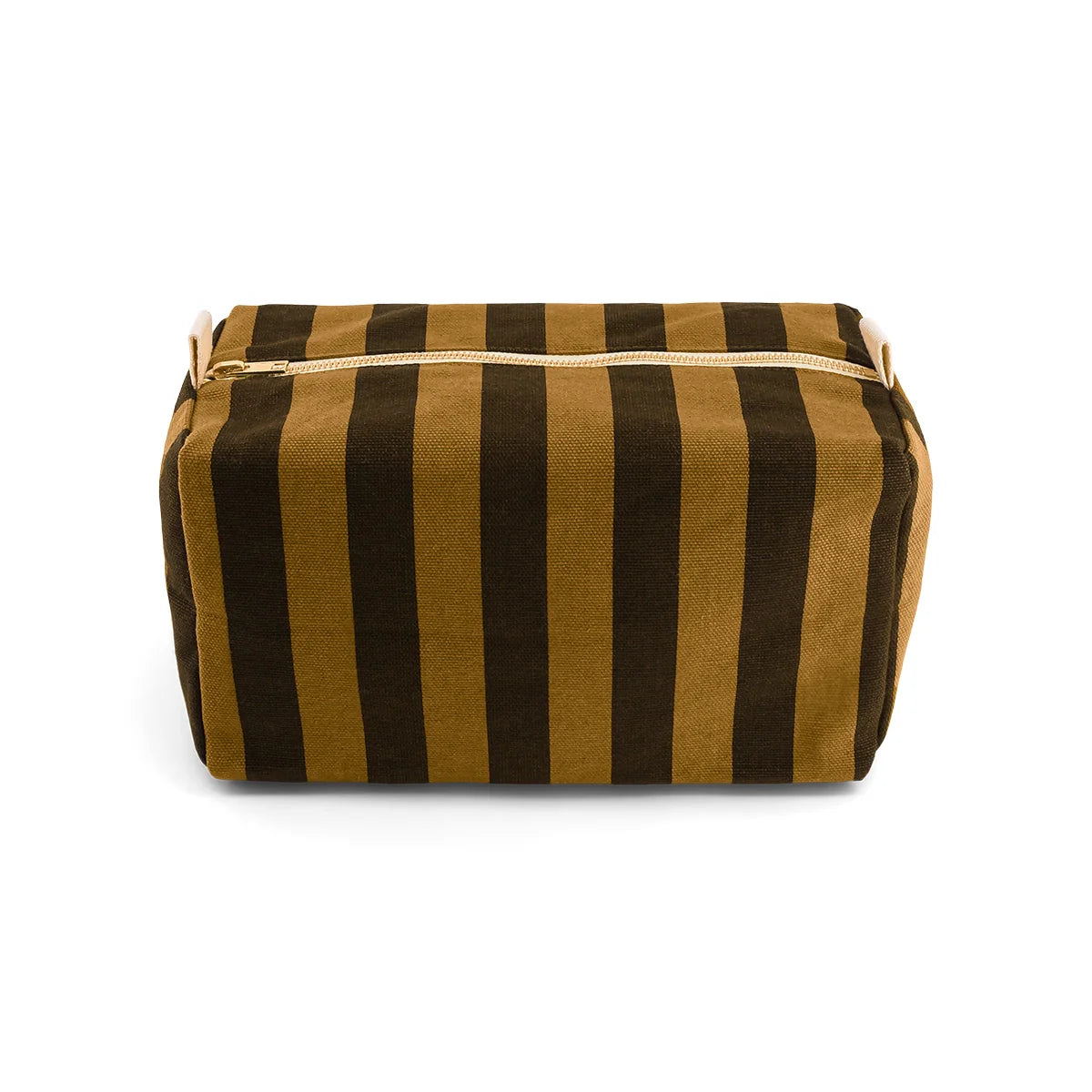 Rose in April Vic Wash Bag Stripes, Cumin