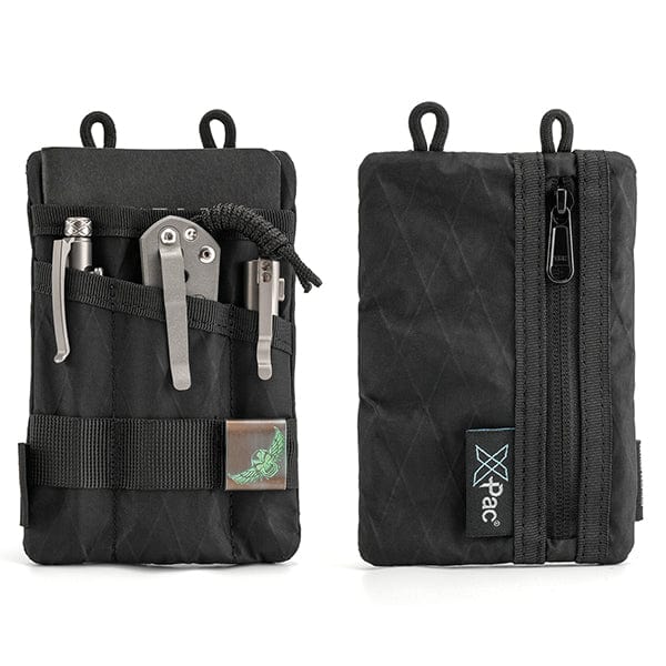 Viperade VE1 EDC Pocket Organizer Pouch, X-PAC Black Soft