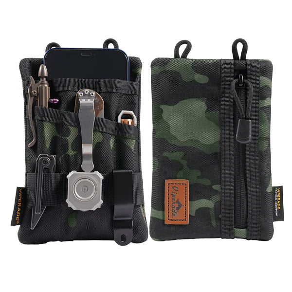 Viperade VE1 EDC Multifunctional Organizer Pouch, Black Camo