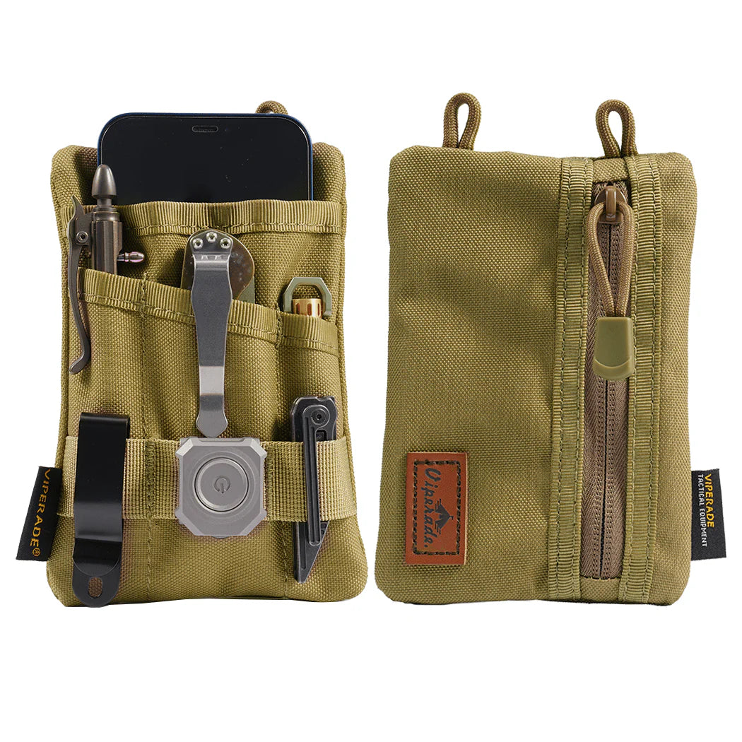 Viperade VE1 EDC Multifunctional Organizer Pouch, Tan