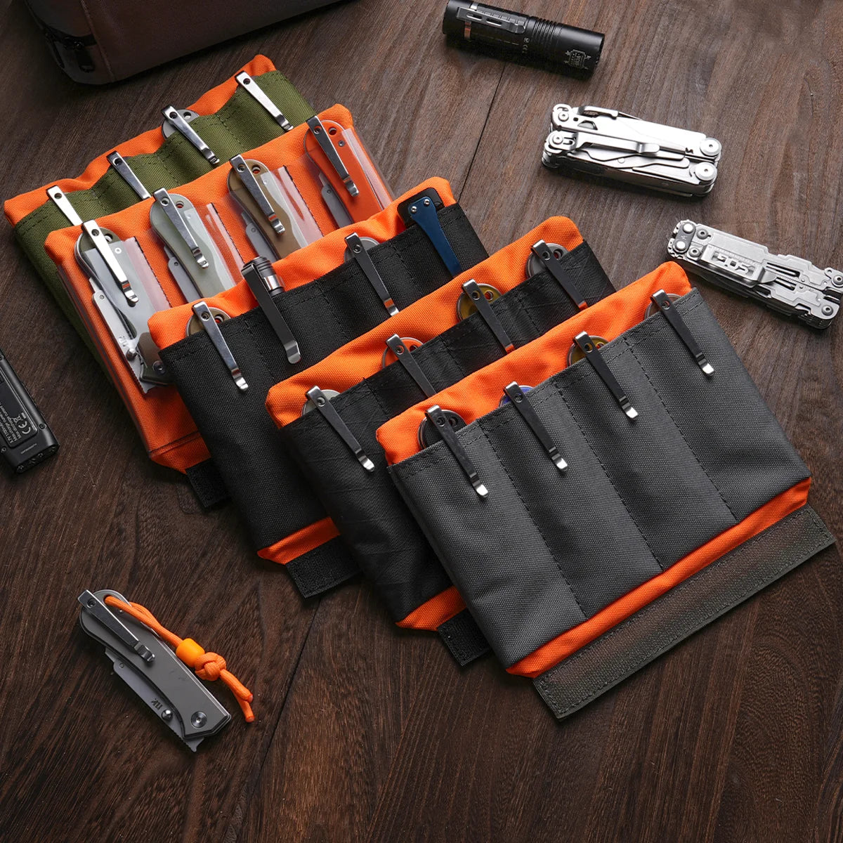 Viperade VAA8 8-Slot EDC Knife Storage Panels, Panels for VE40, Grey