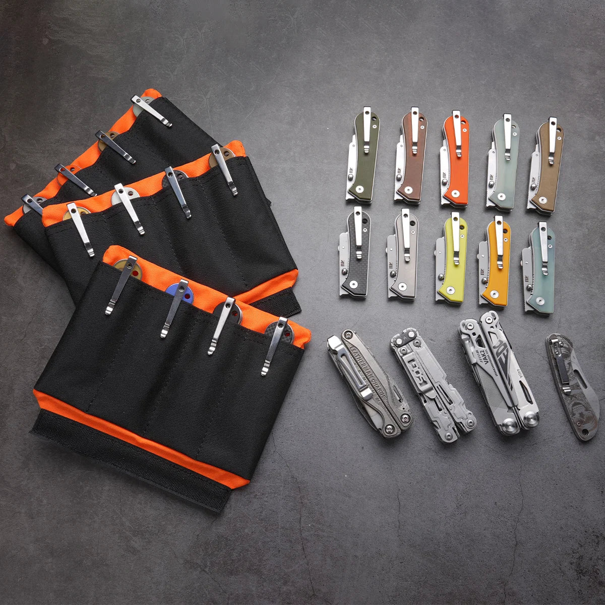 Viperade VAA8 8-Slot EDC Knife Storage Panels, Panels for VE40, Grey