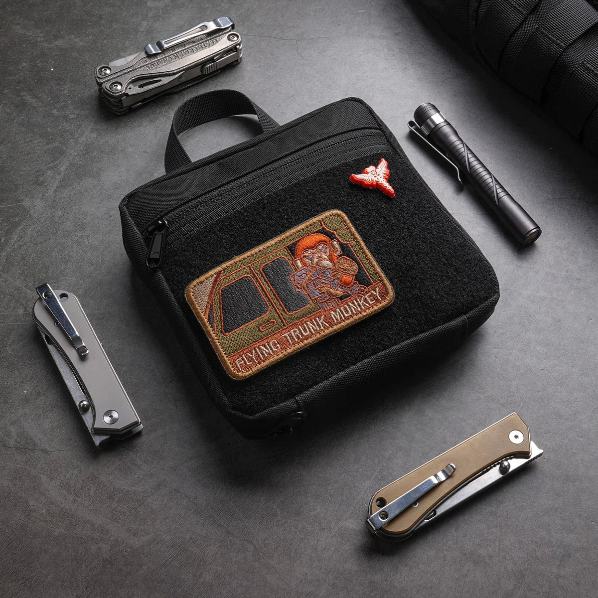 Viperade VE41 8-Slot EDC Knife Pouch, Black