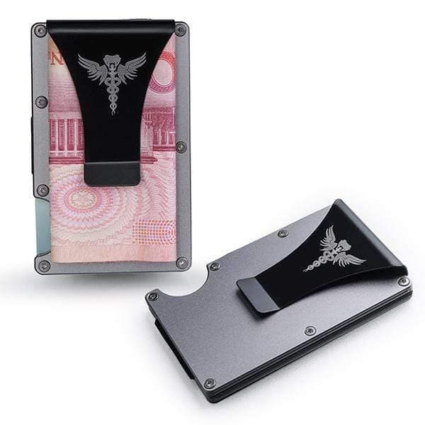 Viperade C9 EDC Wallet clip with credit card collection bag, Silver