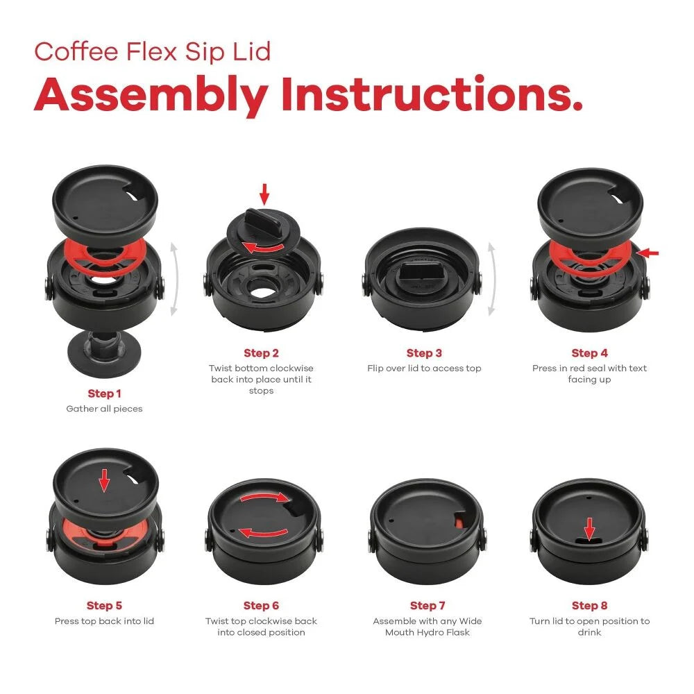 Hydro Flask Coffee with Flex Sip™ Lid 12oz, Harbour Blue