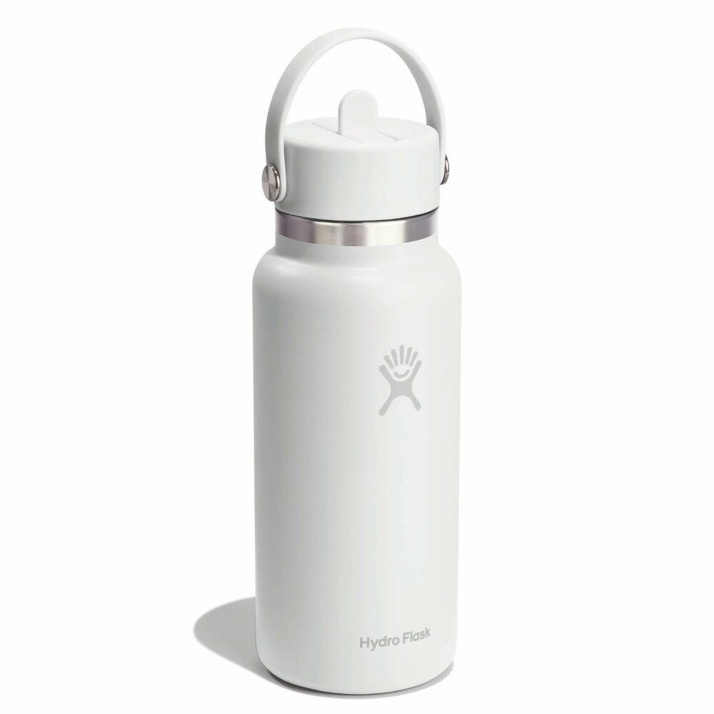 Hydro Flask Wide Mouth with Flex Straw Cap 32oz, White