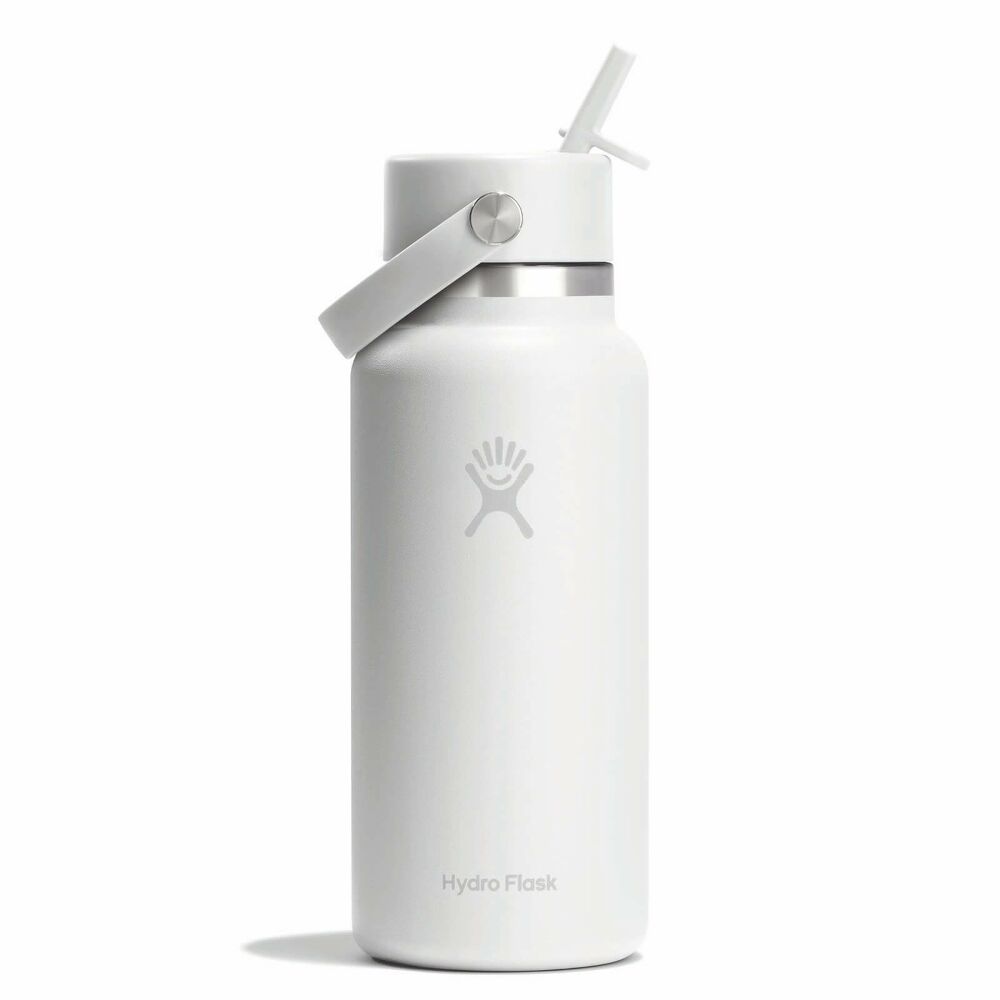 Hydro Flask Wide Mouth with Flex Straw Cap 32oz, White