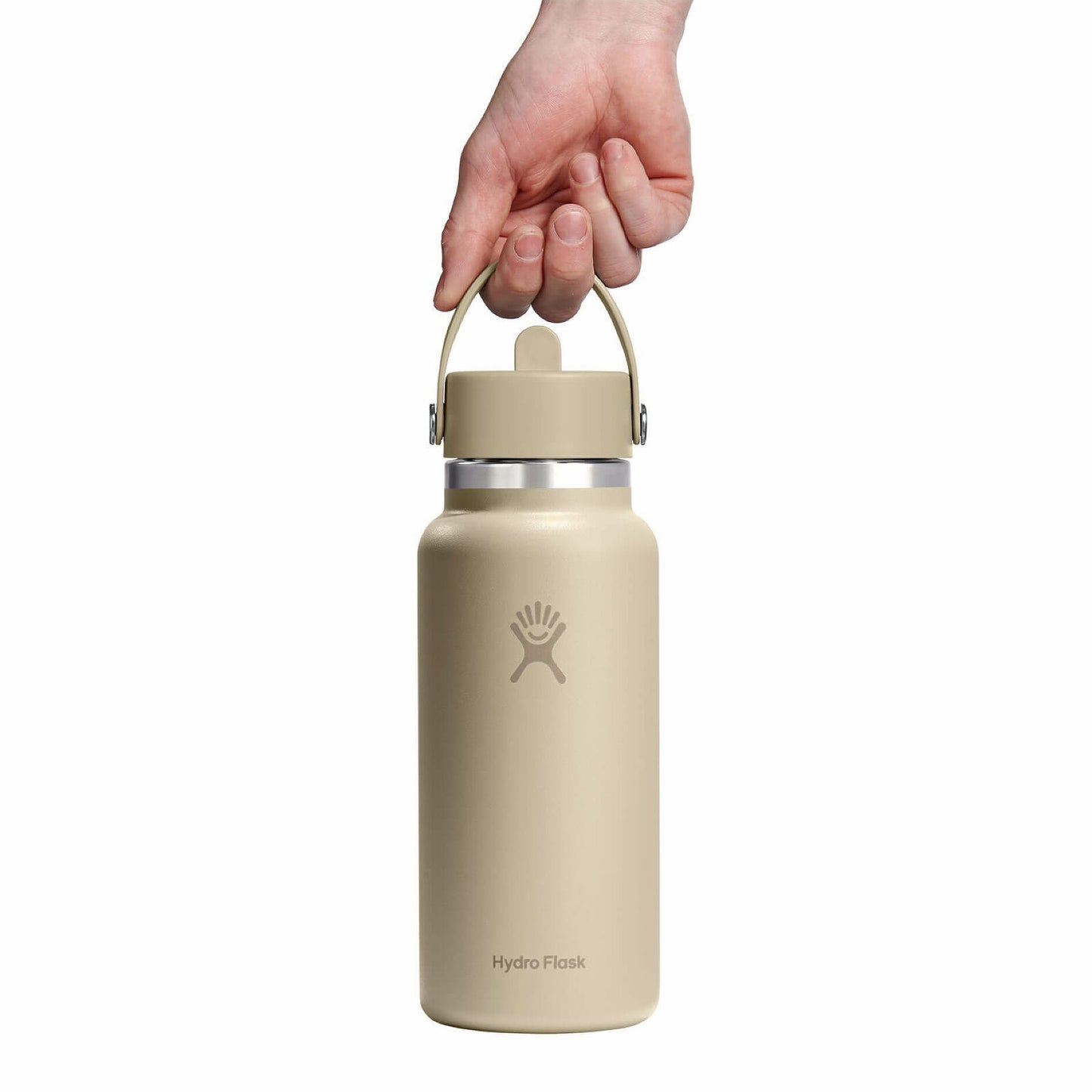 Hydro Flask Wide Mouth with Flex Straw Cap 32oz, Oat