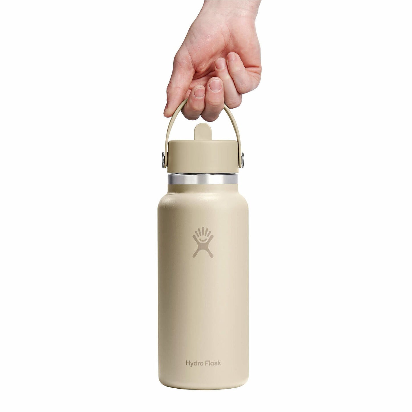 Hydro Flask Wide Mouth with Flex Straw Cap 32oz, Oat