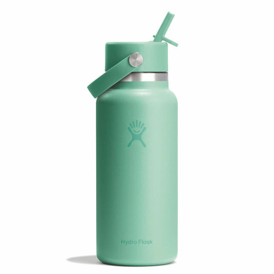 Hydro Flask Wide Mouth with Flex Straw Cap 32oz, Mermaid Green