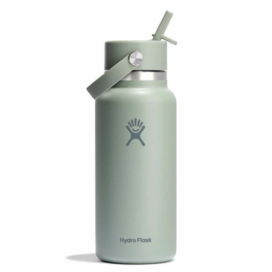 Hydro Flask Wide Mouth with Flex Straw Cap 32oz, Agave