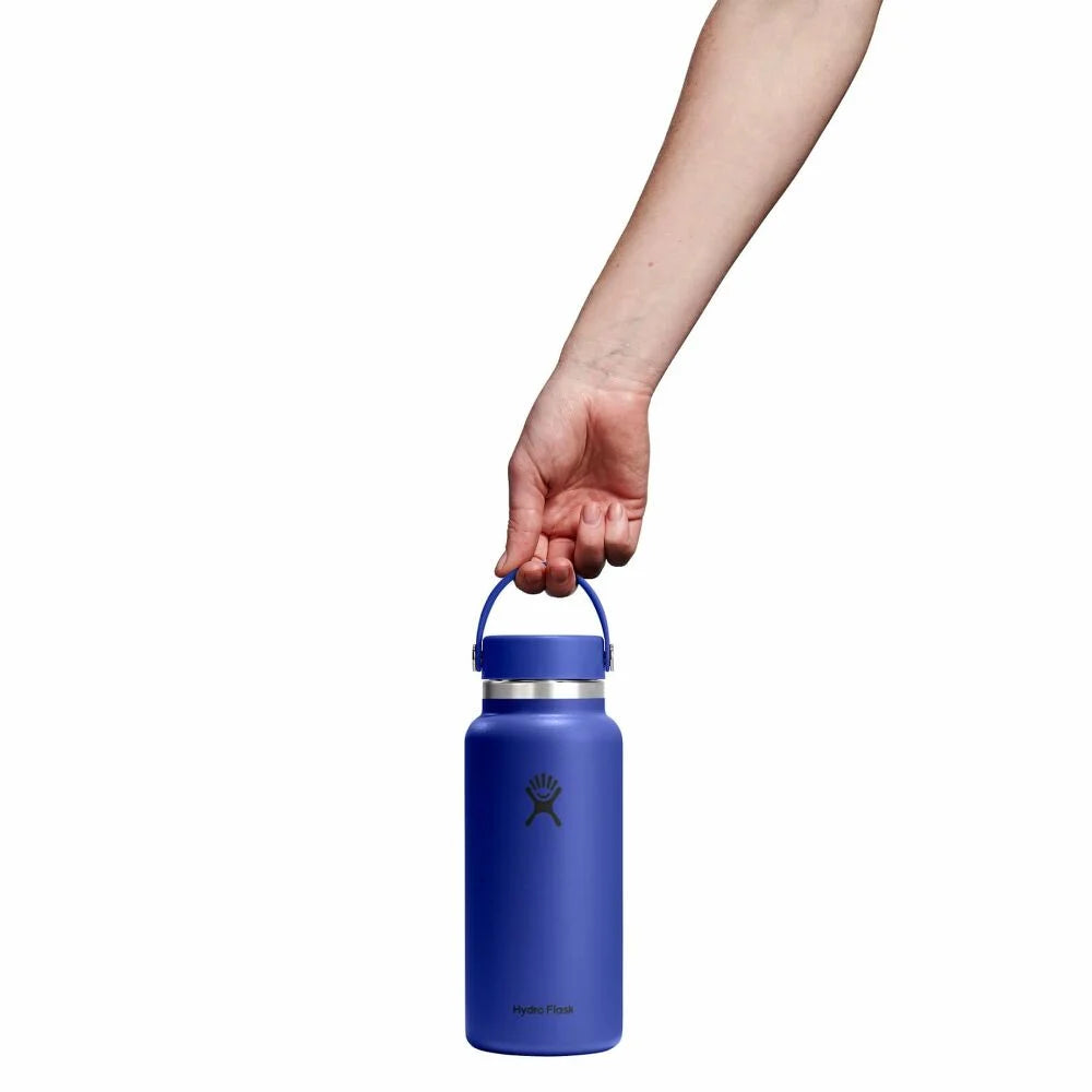 Hydro Flask Wide Mouth Bottle Flex Cap 32oz, Capri Blue