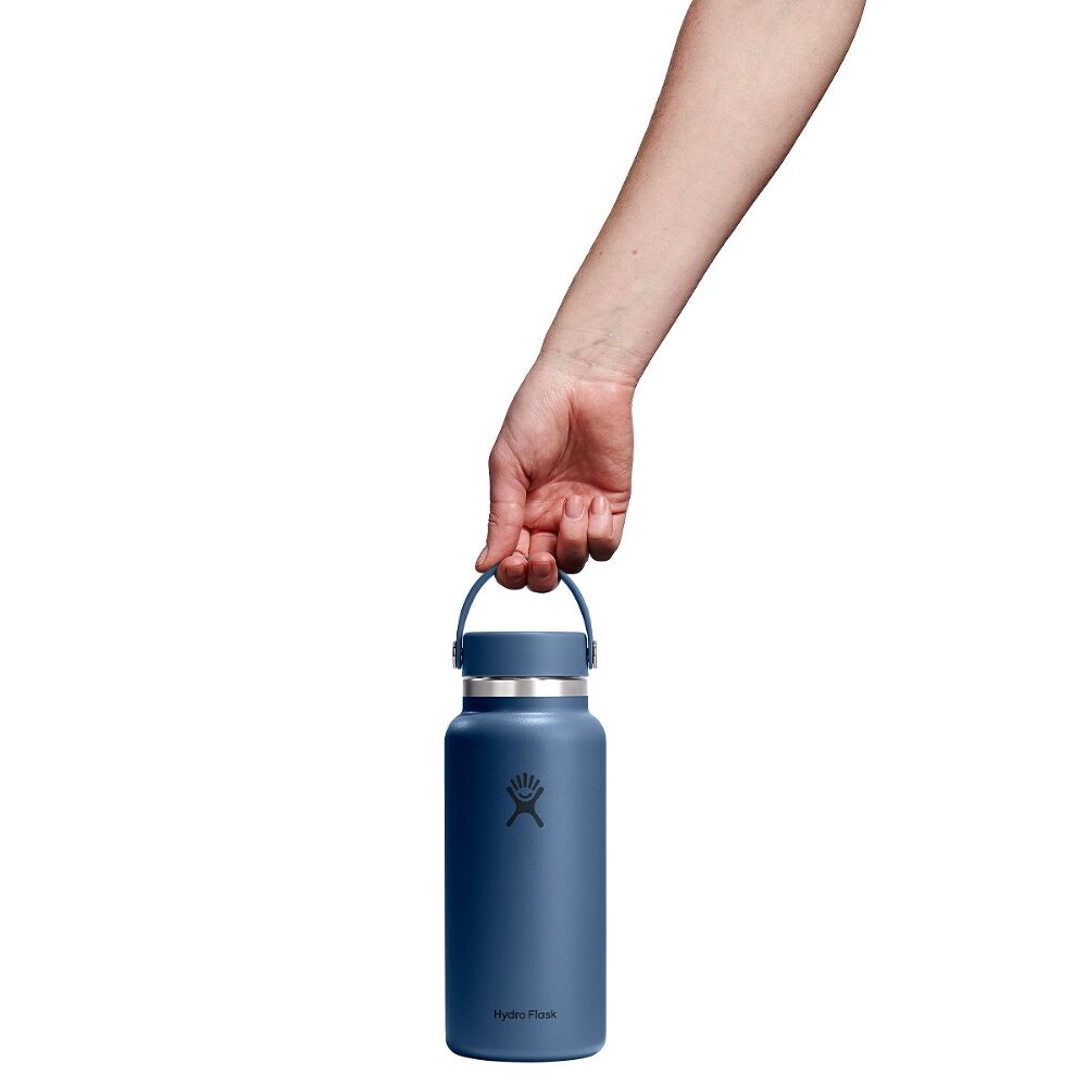 Hydro Flask Wide Mouth Bottle Flex Cap 32oz, Harbour Blue