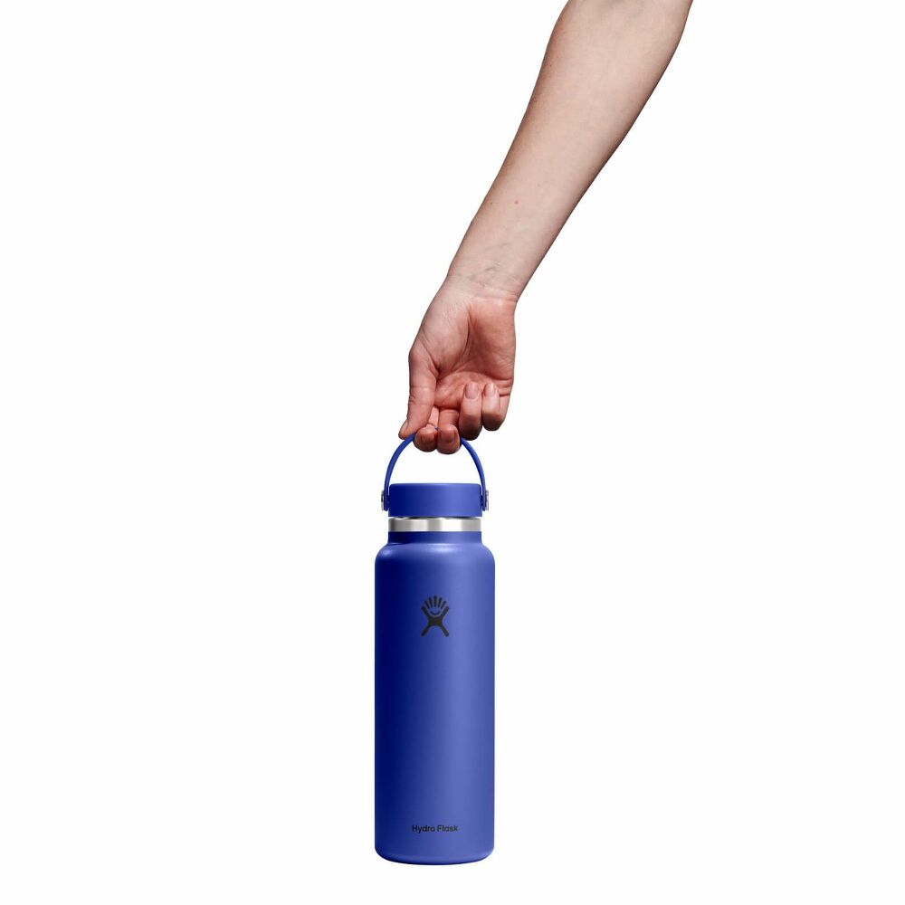 Hydro Flask Wide Mouth Bottle Flex Cap 40oz, Capri Blue