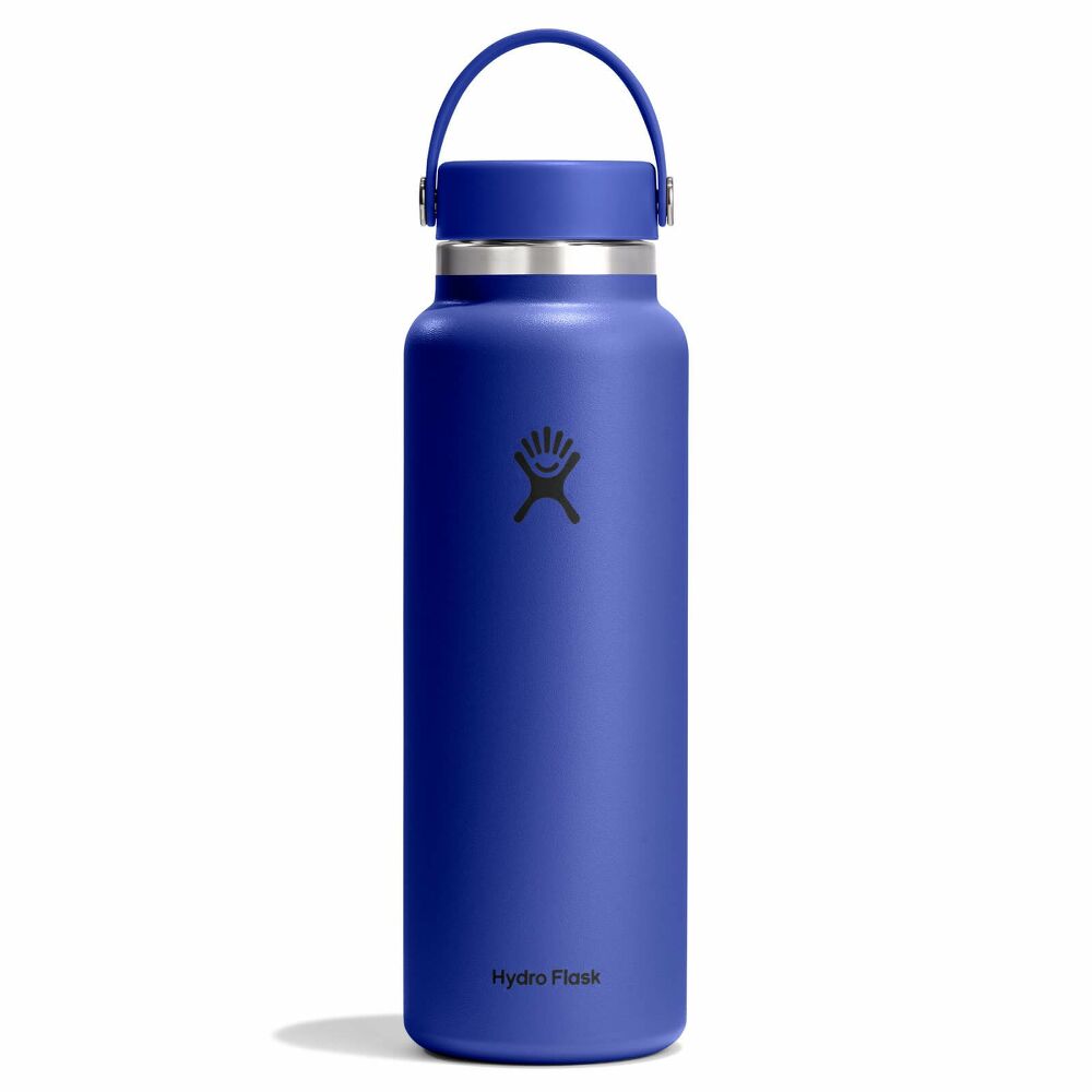 Hydro Flask Wide Mouth Bottle Flex Cap 40oz, Capri Blue