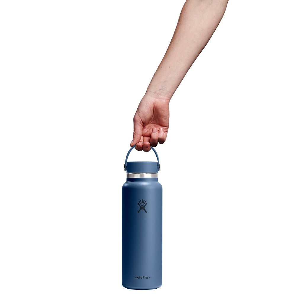 Hydro Flask Wide Mouth Bottle Flex Cap 40oz, Harbour Blue