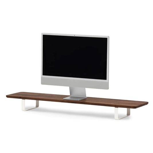 Oakywood Desk Shelf, Walnut/White