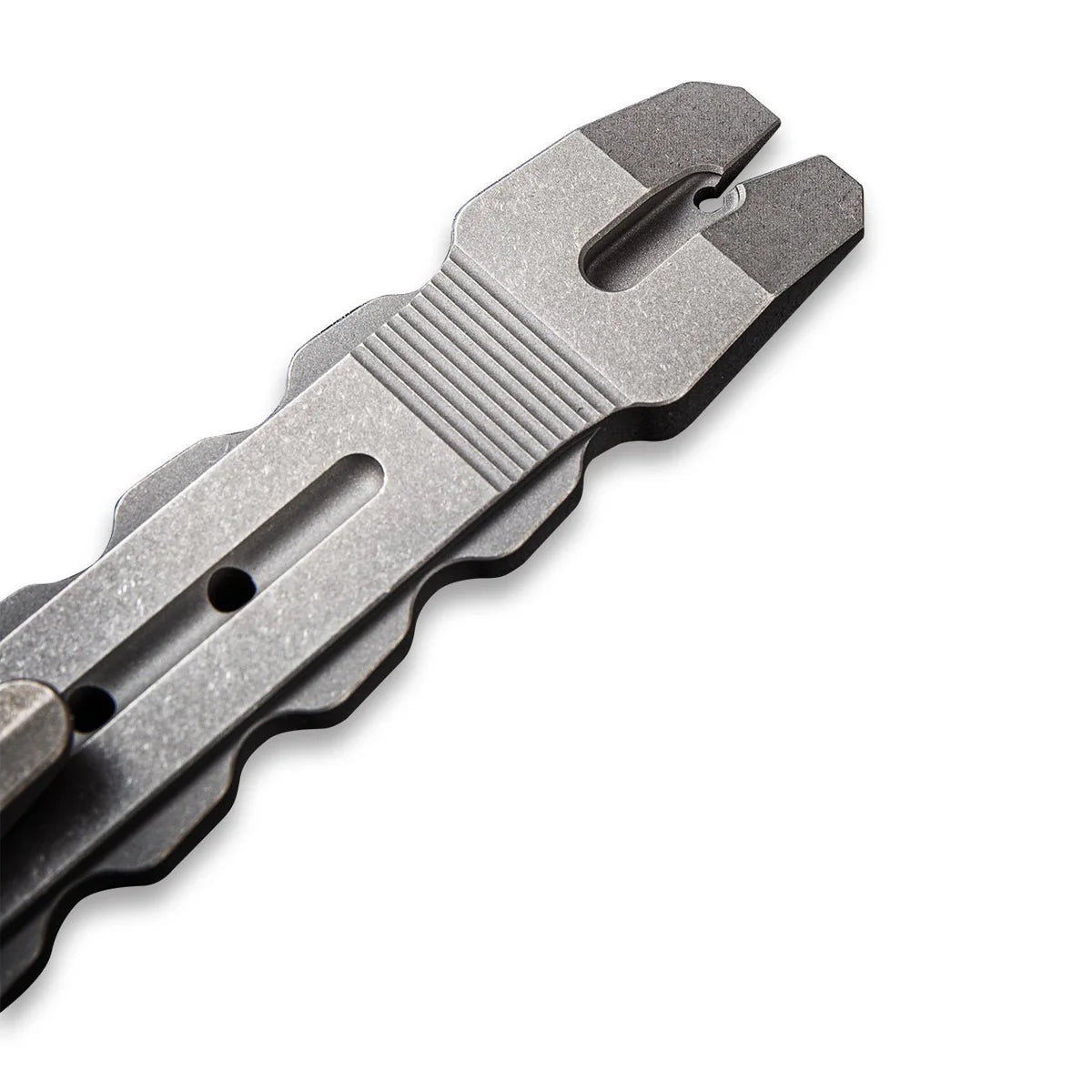 WEKNIFE Gesila Titanium Prybar Multitool, Gray Stonewashed