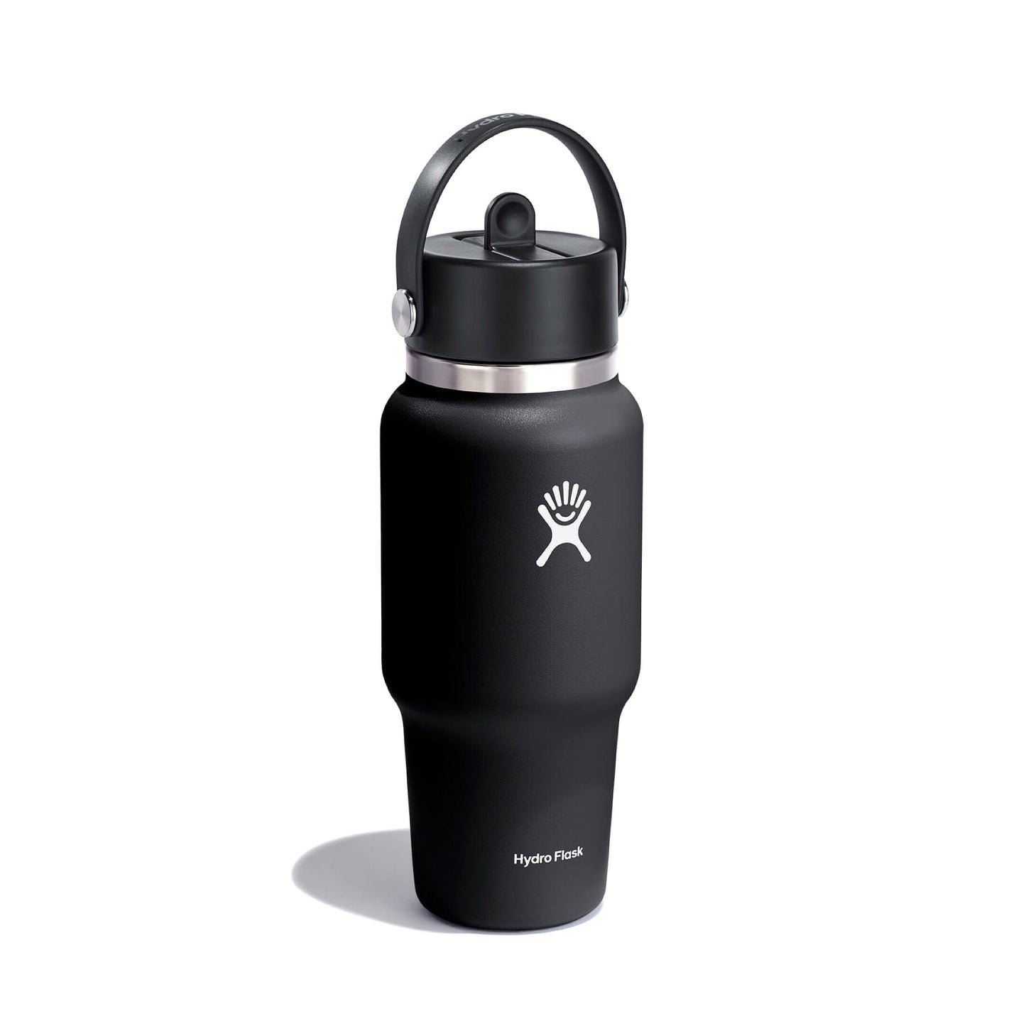 Hydro Flask Wide Flex Straw Travel Bottle 24oz, Black