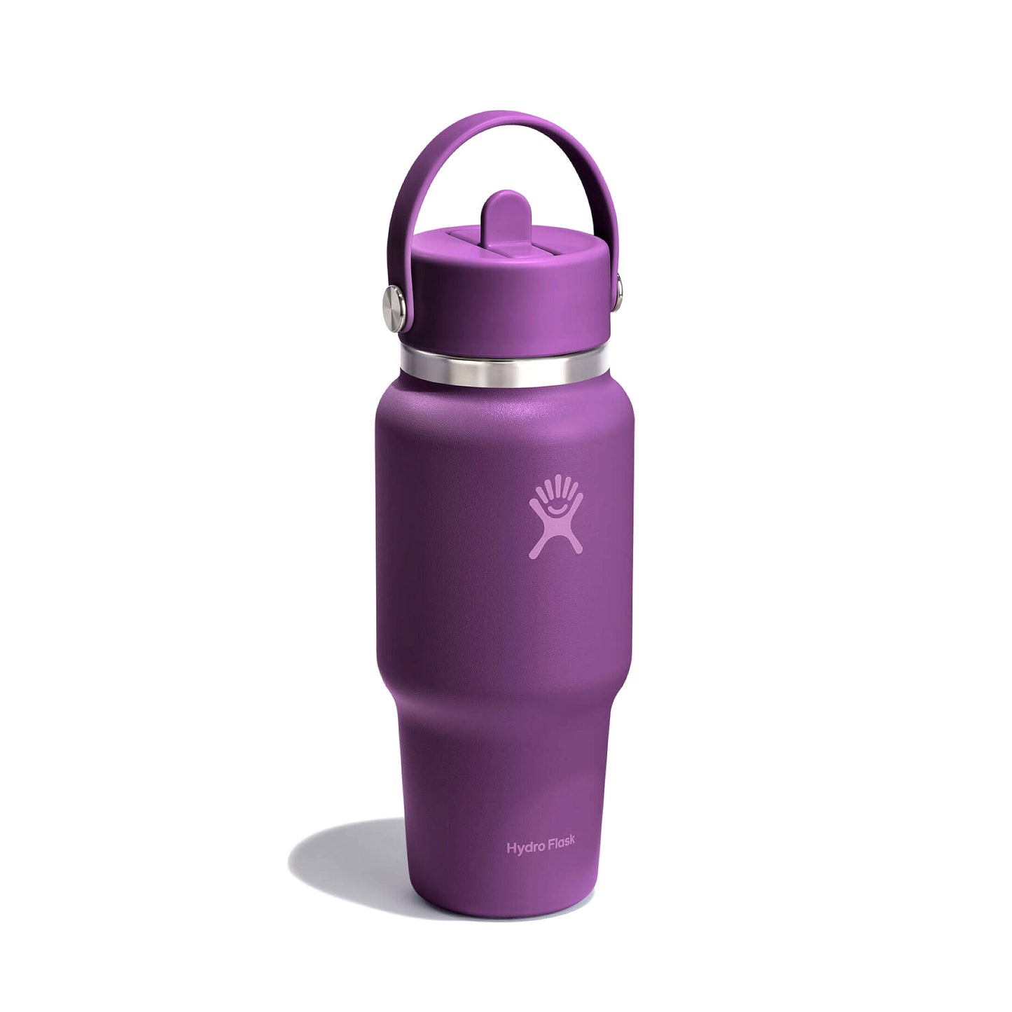 Hydro Flask Wide Flex Straw Travel Bottle 24oz, Beachplum Purple