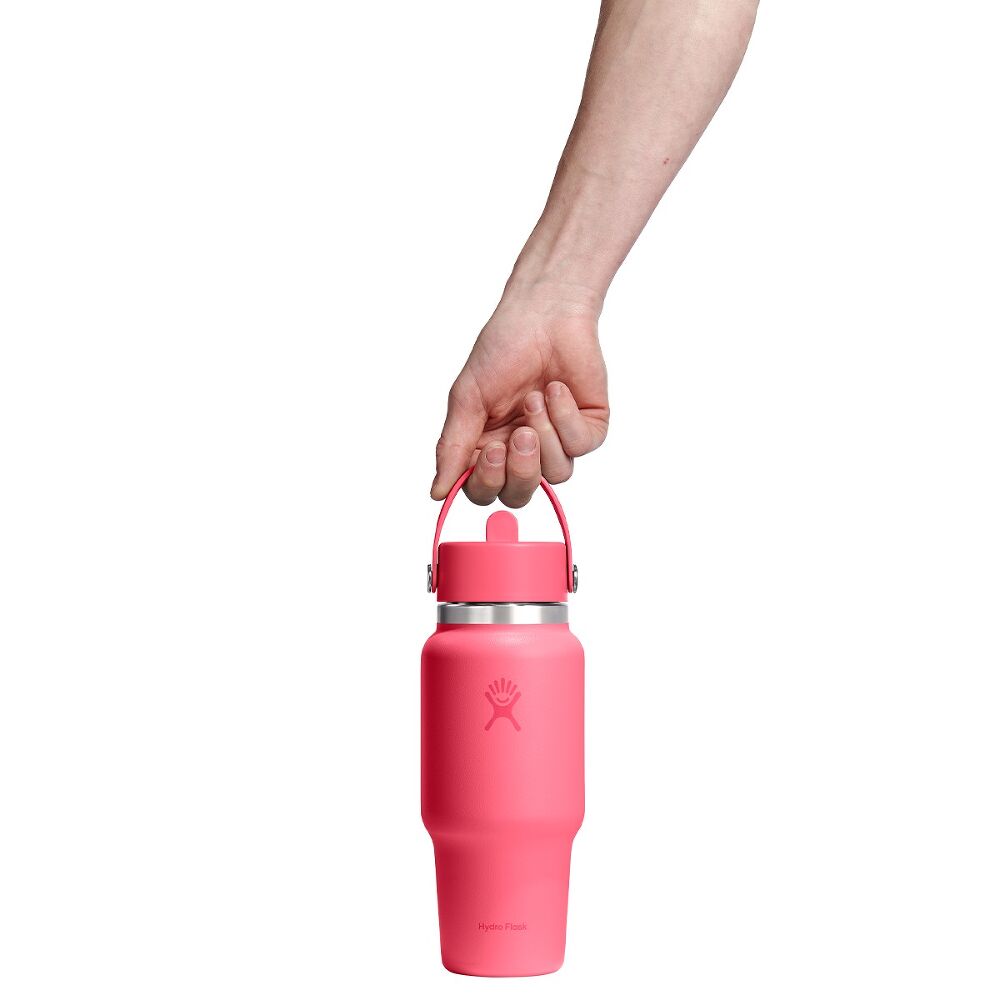 Hydro Flask Wide Flex Straw Travel Bottle 24oz, Popstar Pink