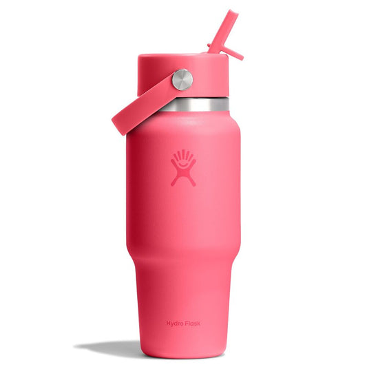 Hydro Flask Wide Flex Straw Travel Bottle 24oz, Popstar Pink