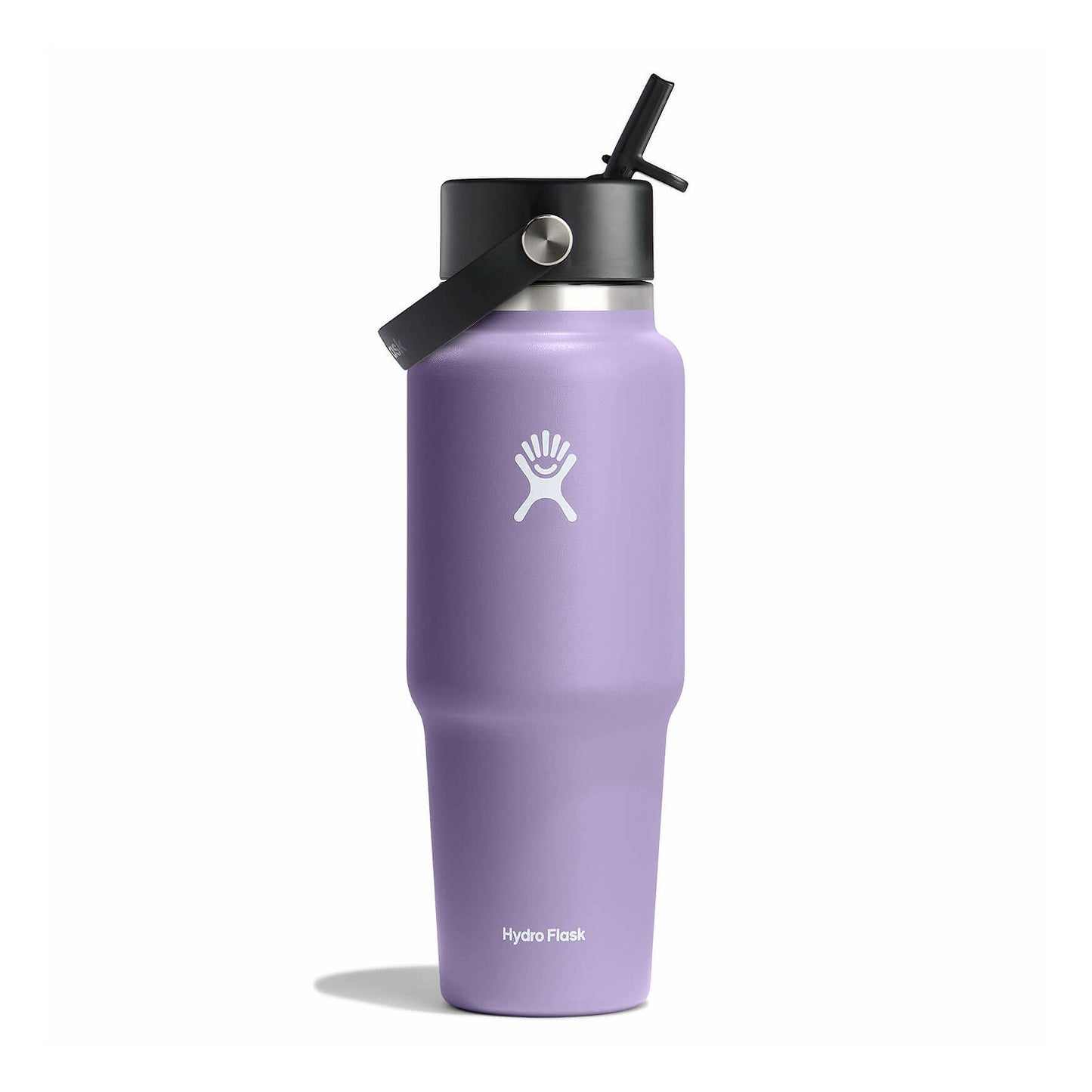 Hydro Flask Wide Mouth Travel Bottle with Flex Straw Cap, 946ml (32oz)