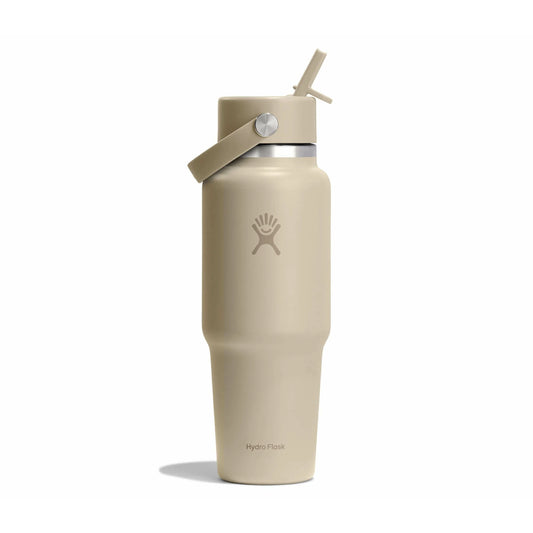 Hydro Flask Wide Flex Straw Travel Bottle 32oz, Oat