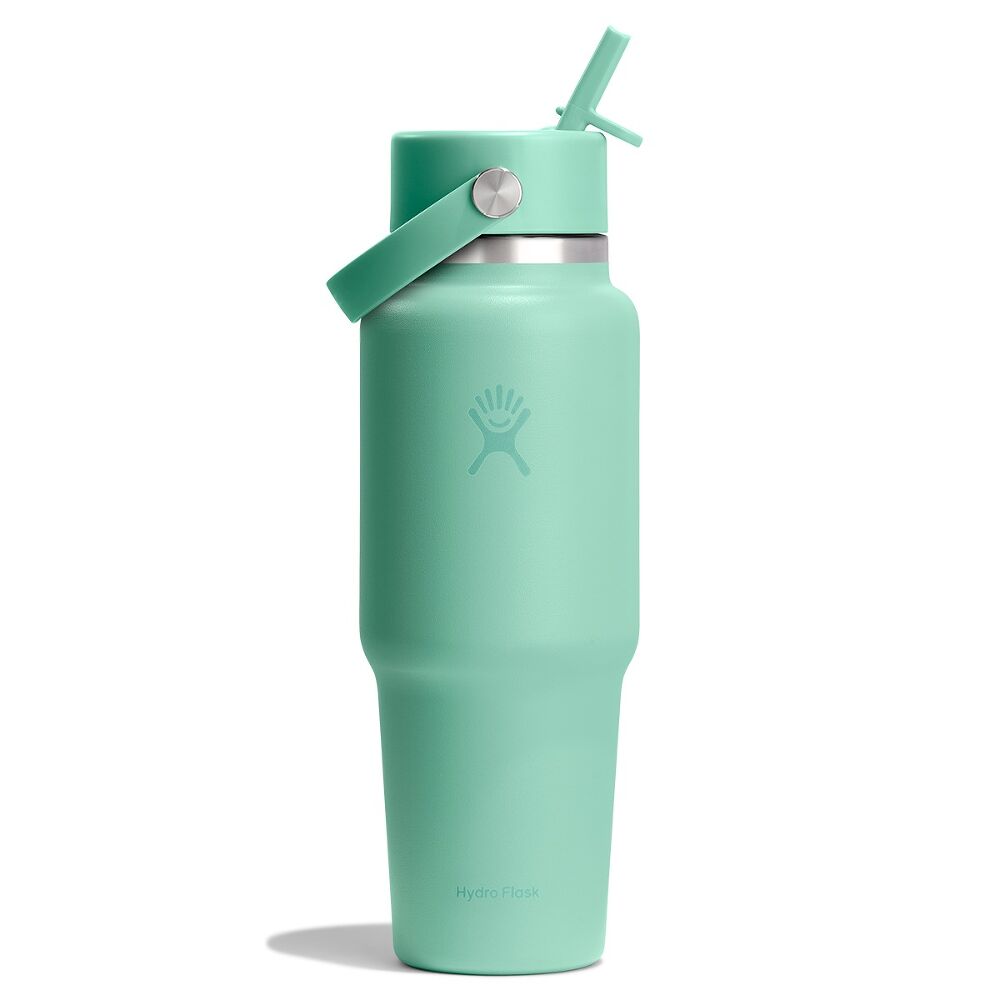 Hydro Flask Wide Flex Straw Travel Bottle 32oz, Mermaid Green