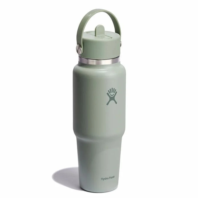 Hydro Flask Wide Flex Straw Travel Bottle 32oz, Agave