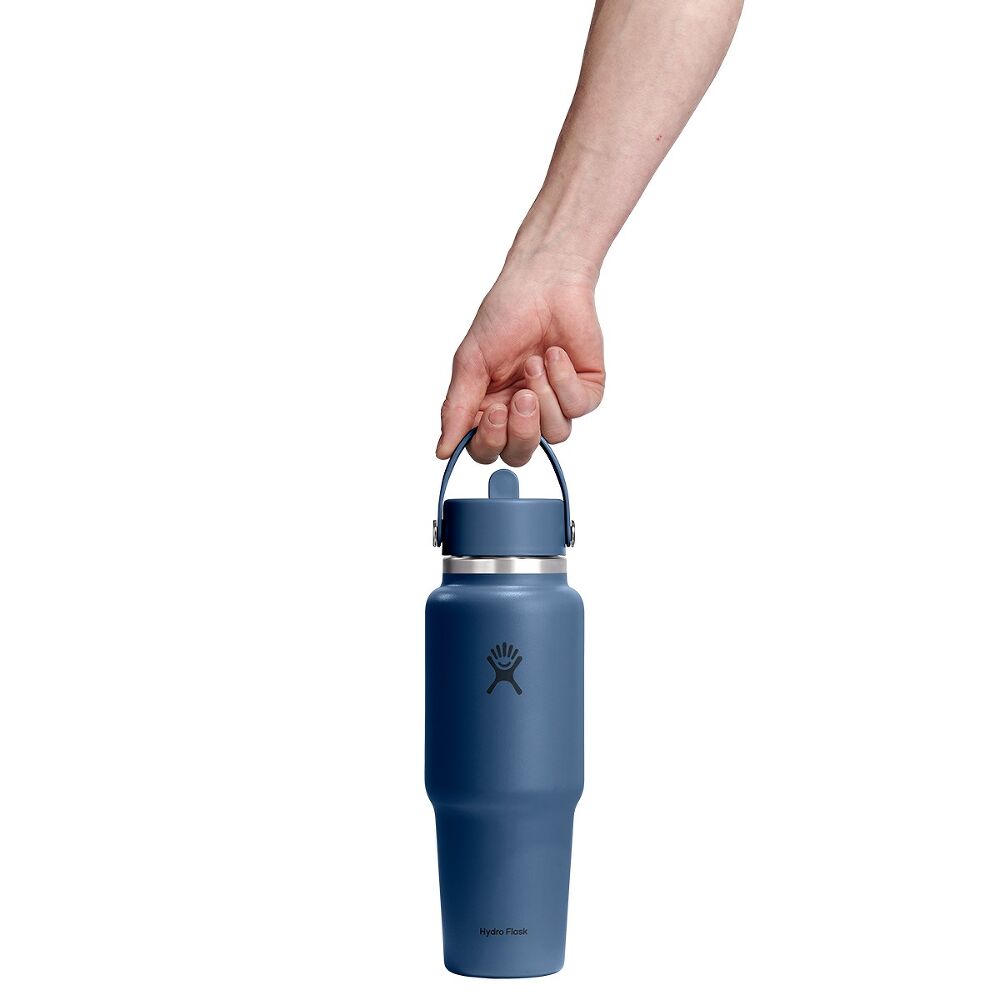 Hydro Flask Wide Flex Straw Travel Bottle 32oz, Harbour Blue