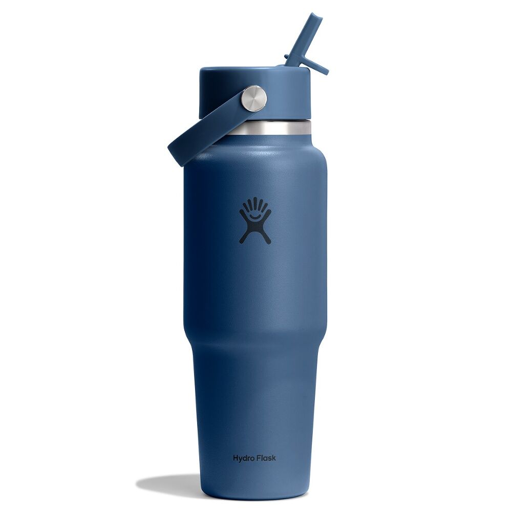 Hydro Flask Wide Flex Straw Travel Bottle 32oz, Harbour Blue